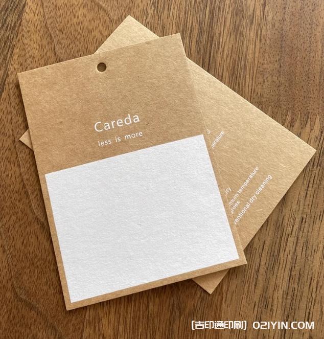 韓版牛皮紙女裝吊牌定做